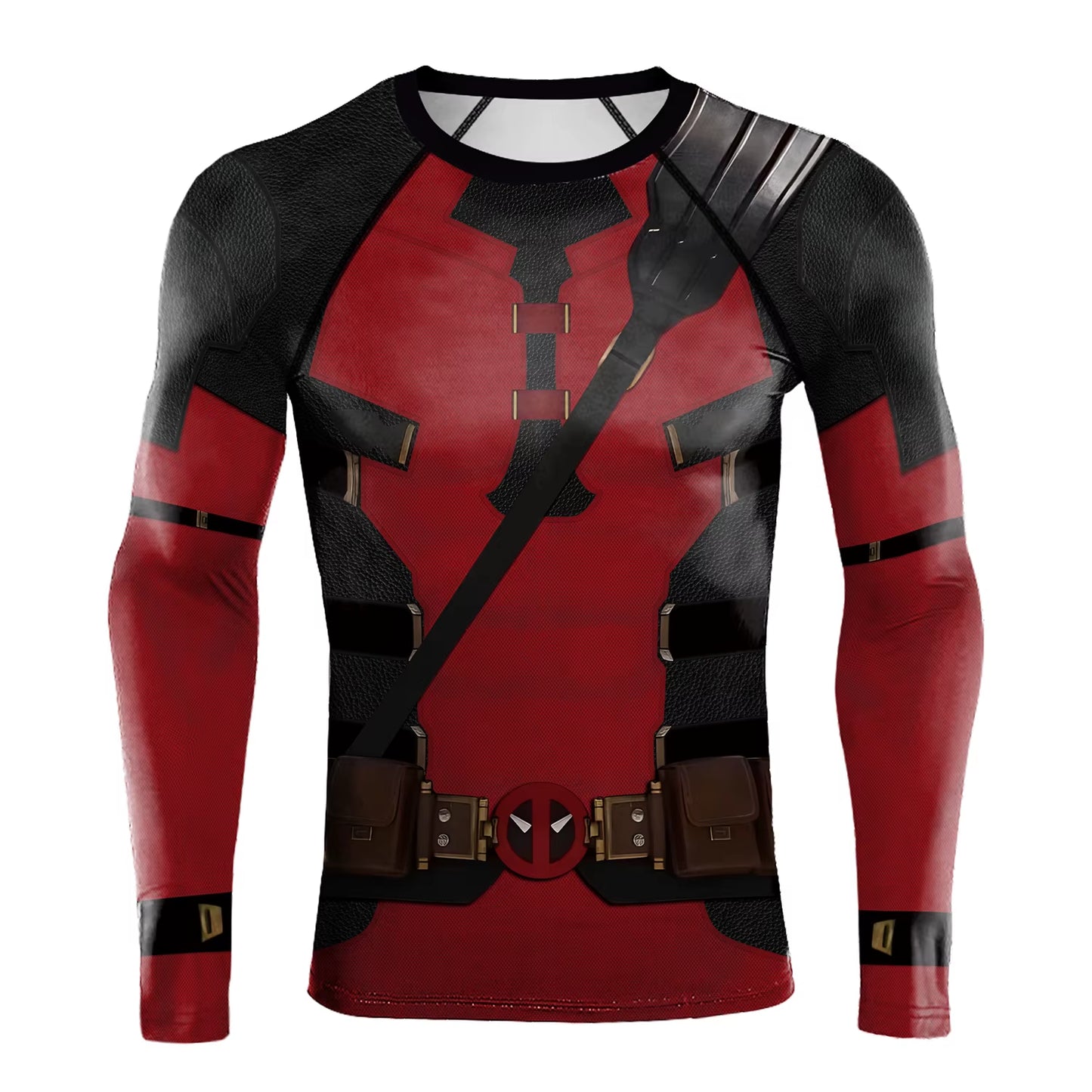 Compression Shirts for Men Long Sleeve Comics Spider Cosplay T-Shirt Superhero Top Elastic Fitness Sportwear Halloween Clothes