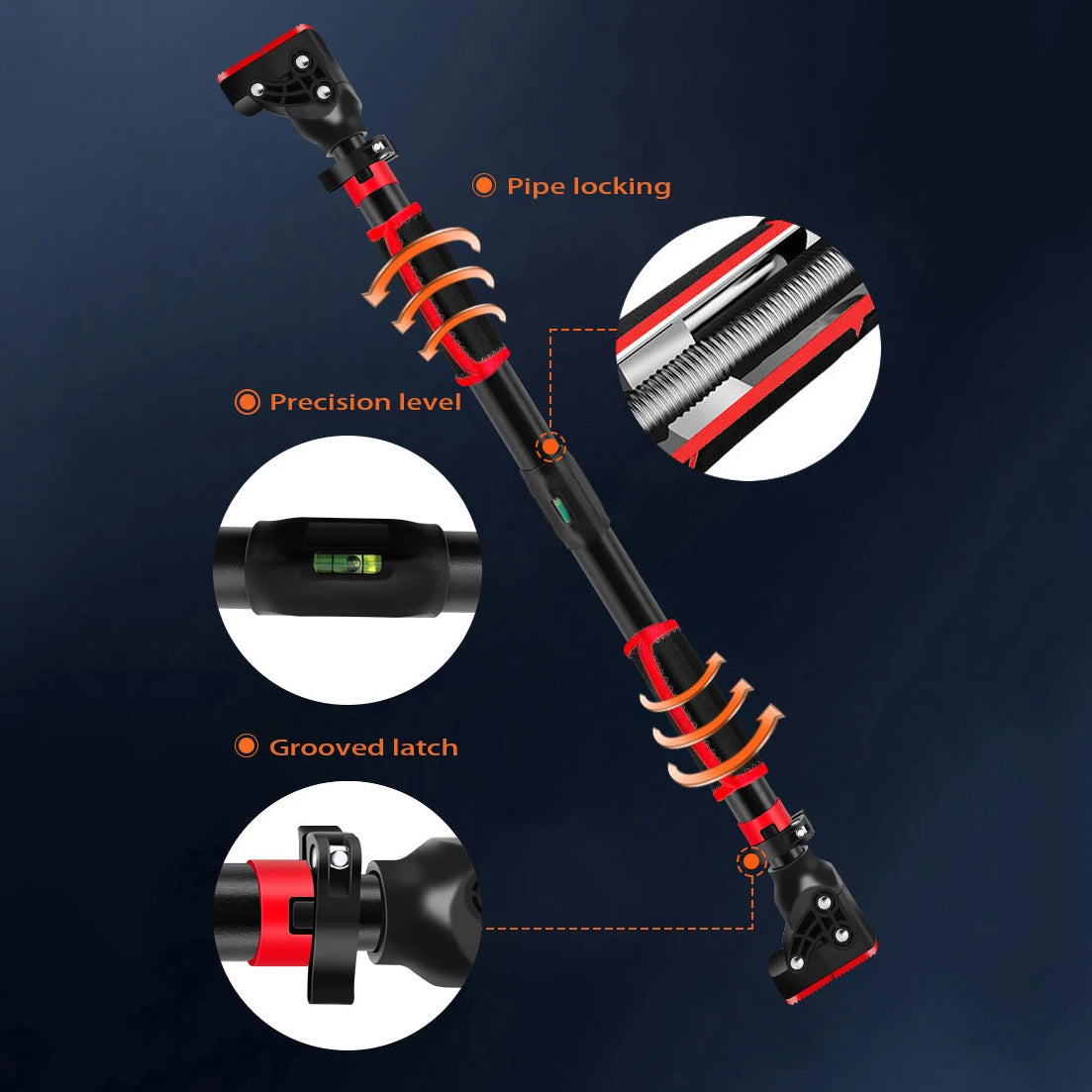 New anti Drop Indoor Pull-Up Bar Home No Punching Wall-Mounted Pull up Bar Corridor Fitness Horizontal Bar