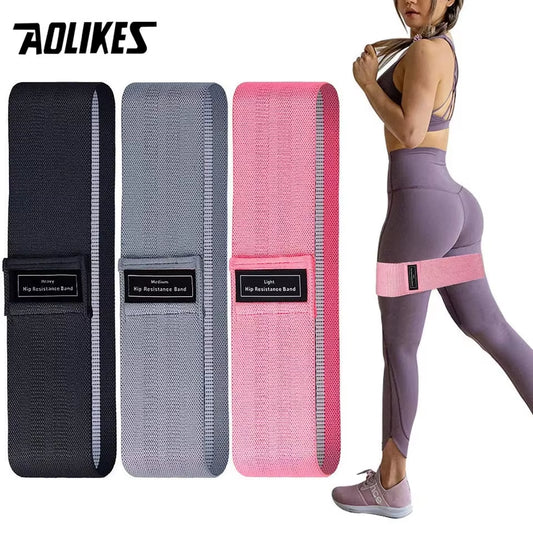Fitness Rubber Band Elastic Yoga Resistance Bands Set Hip Circle Expander Bands Gym Fitness Booty Band Home Workout