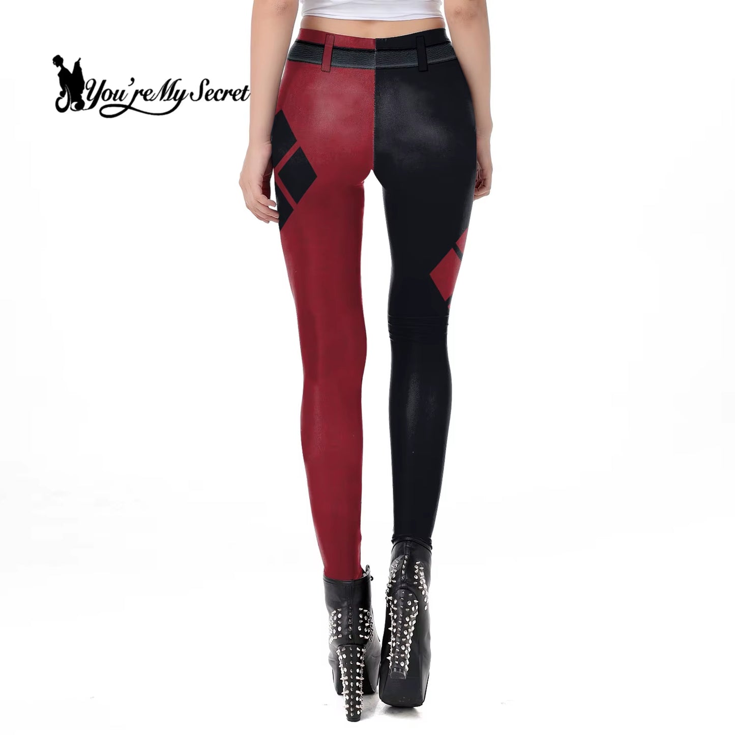[You'Re My Secret] Especial Pattern Coloring Print Pants Women Fashion Cool Halloween Workout High Waist Leggings Women Fitness